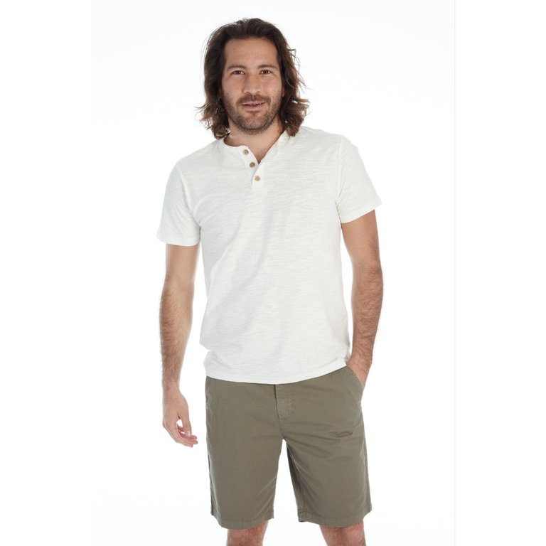 Adan Twill Shorts - Military