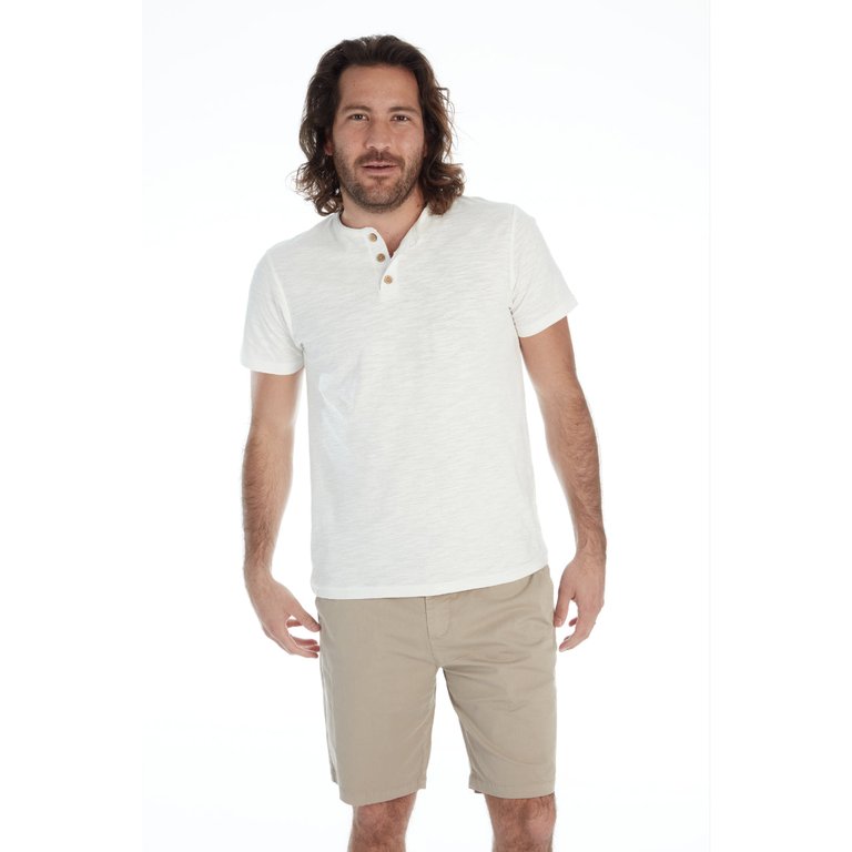 Adan Twill Shorts - Tan