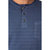 Axel Striped Henley - Lake Blue