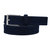 Edwin Suede Leather 3.5 cm Belt - Navy - Navy