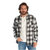 Garrett Plaid Shacket - Black