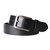 Grant Textured Leather 3.5 cm Belt - Black