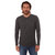 Harper Long Sleeve Henley - Charcoal Heather