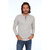 Harper Long Sleeve Henley - Grey Heather - Grey Heather