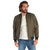 Lewis Sherpa Lined Bomber Jacket - Olive - Olive