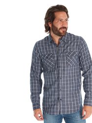 Owen Flannel Shirt - Navy