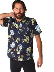 Parker Floral Shirt - Navy