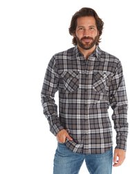 Ray Flannel Shirt - Navy