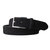 Remy Suede Leather 3.5 CM Belt - Black - Black
