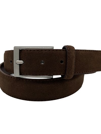 PX Remy Suede Leather 3.5 CM Belt - Chocolate product