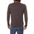 Sean Long Sleeve Henley T-Shirt - Charcoal