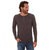 Sean Long Sleeve Henley T-Shirt - Charcoal - Charcoal