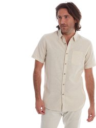 Sonny Linen Cotton Shirt - Sand