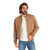 Wilson Faux Suede Bomber Jacket - Light Brown