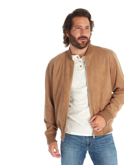 PX Wilson Faux Suede Bomber Jacket product