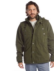 Zach Long Cotton Jacket - Army Green