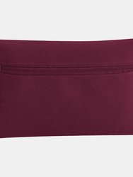 Classic Zip Up Pencil Case (Pack of 2) - Burgundy - Burgundy