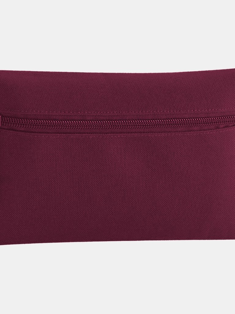 Classic Zip Up Pencil Case (Pack of 2) - Burgundy - Burgundy