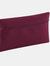 Quadra Classic Zip Up Pencil Case (Burgundy) (One Size)