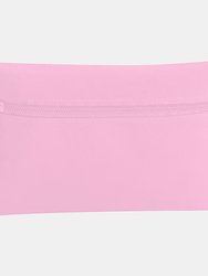 Quadra Classic Zip Up Pencil Case (Classic Pink) (One Size) - Classic Pink