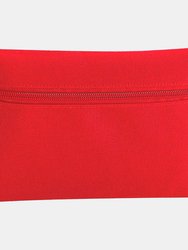 Quadra Classic Zip Up Pencil Case (Pack of 2) (Classic Red) (One Size) - Classic Red