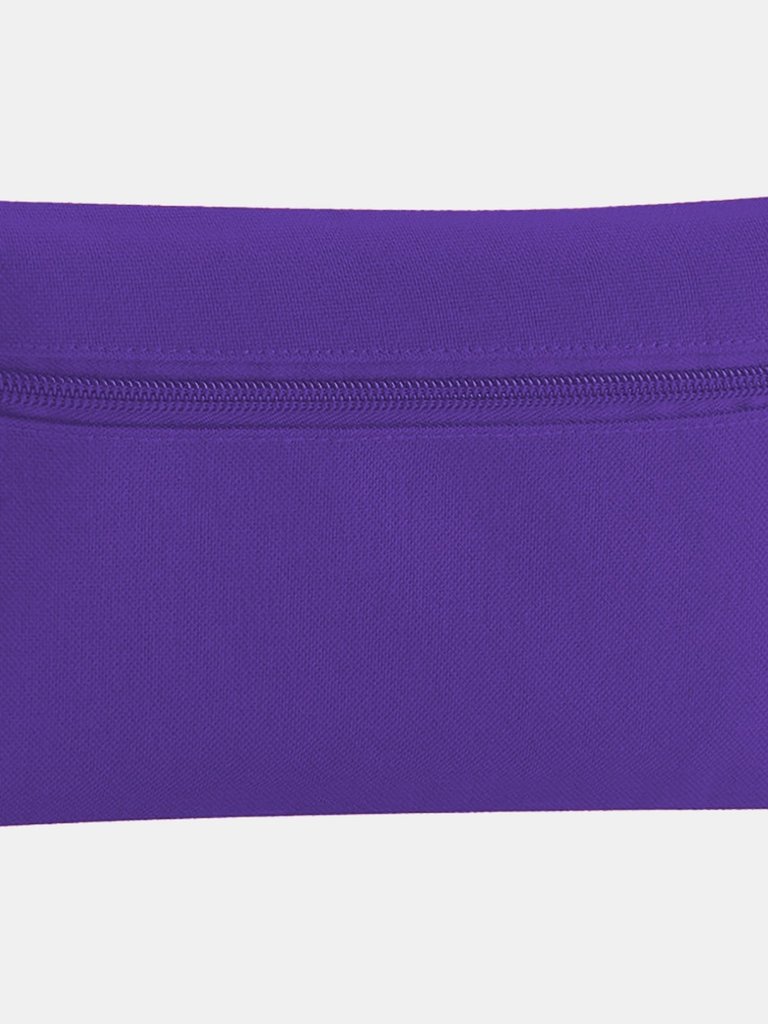 Quadra Classic Zip Up Pencil Case (Pack of 2) (Purple) (One Size) - Purple