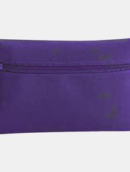 Quadra Classic Zip Up Pencil Case (Purple) (One Size) - Purple