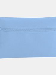 Quadra Classic Zip Up Pencil Case (Sky Blue) (One Size) - Sky Blue