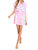 Gauze Clam Shell & Pearl Dress - Pink