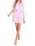 Gauze Clam Shell & Pearl Dress - Pink
