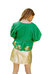 Shamrock Peplum Top In Green