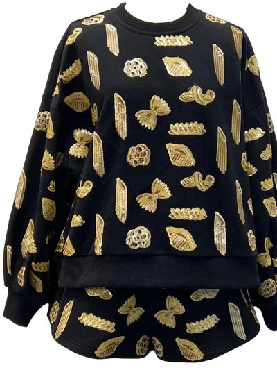 QUEEN OF SPARKLES Women's Pasta Sweatshirt product