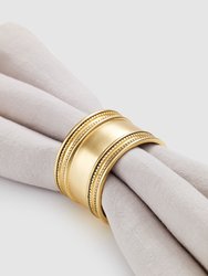 The Lillian Brass Napkin Ring Set