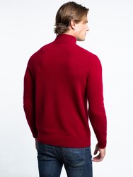 Bradley Cashmere Quarter Zip Sweatshirt