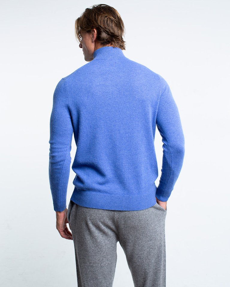 Bradley Cashmere Quarter Zip Sweatshirt