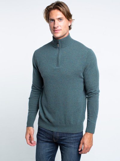 Quinn Bradley Cashmere Quarter Zip Sweatshirt product