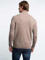 Bradley Cashmere Quarter Zip Sweatshirt