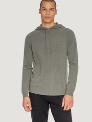 Cashmere Pullover Hoodie - Army