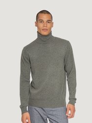Cashmere Turtleneck Sweater - Army