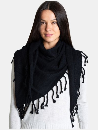 Quinn Dropped Needle Cashmere Scarf product