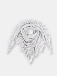 Dropped Needle Cashmere Scarf