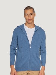 Full Zip Cashmere Hoodie