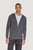 Full Zip Cashmere Hoodie - Charcoal Heather