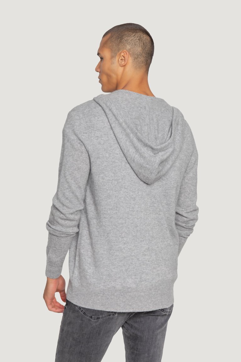 Full Zip Cashmere Hoodie