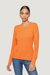 Khloe Cashmere Crewneck Sweater - Kumquat
