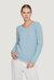 Knit Cashmere Sweater - Light Blue