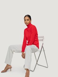 Lauren Cashmere Turtleneck - Red