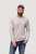 Men Cashmere & Linen Classic Crew Neck Sweatshirt - Oatmeal