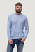 Men Cashmere & Linen Classic Crew Neck Sweatshirt