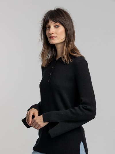 Quinn Polo Tunic Cashmere Sweater product